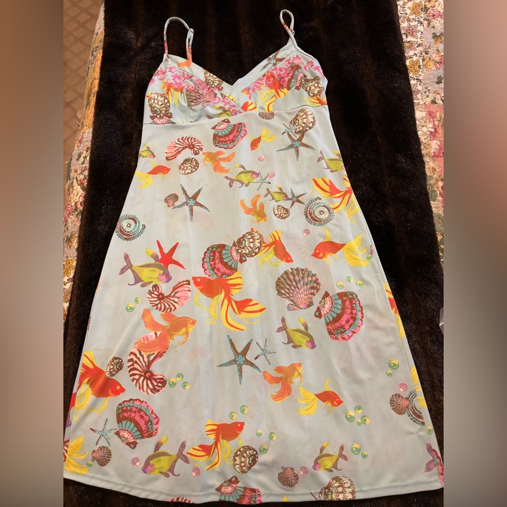 Natori gown fish and shells size small - Picture 5 of 8